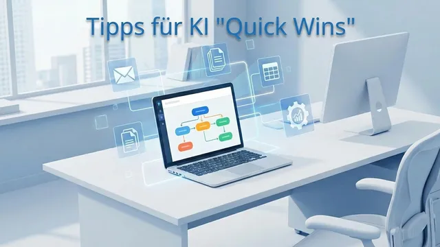 KI im Büroalltag: 6 Quick Wins, die Sie sofort umsetzen können